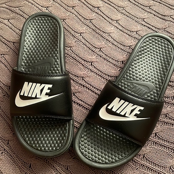 Nike Shoes Black Nike Slides Size Womens 9 Poshmark